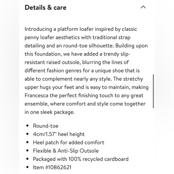 Vivaia Black and Cream Round-Toe Platform Chunky Heel Loafers - Picture 5 of 5